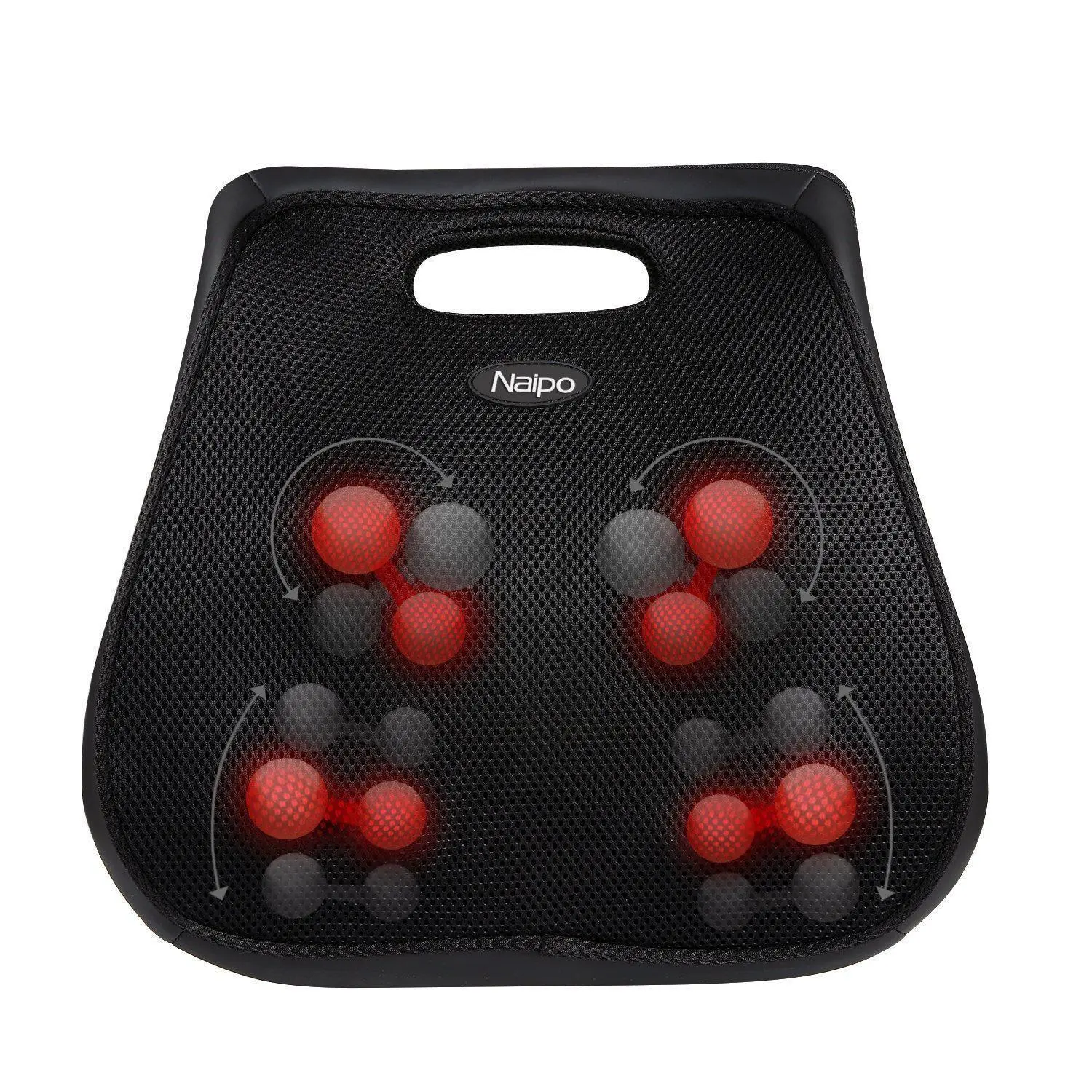 NAIPO Rückenmassagegerät, Shiatsu, Wärmefunktion, Massagegerät, EU Stecker - Image 3