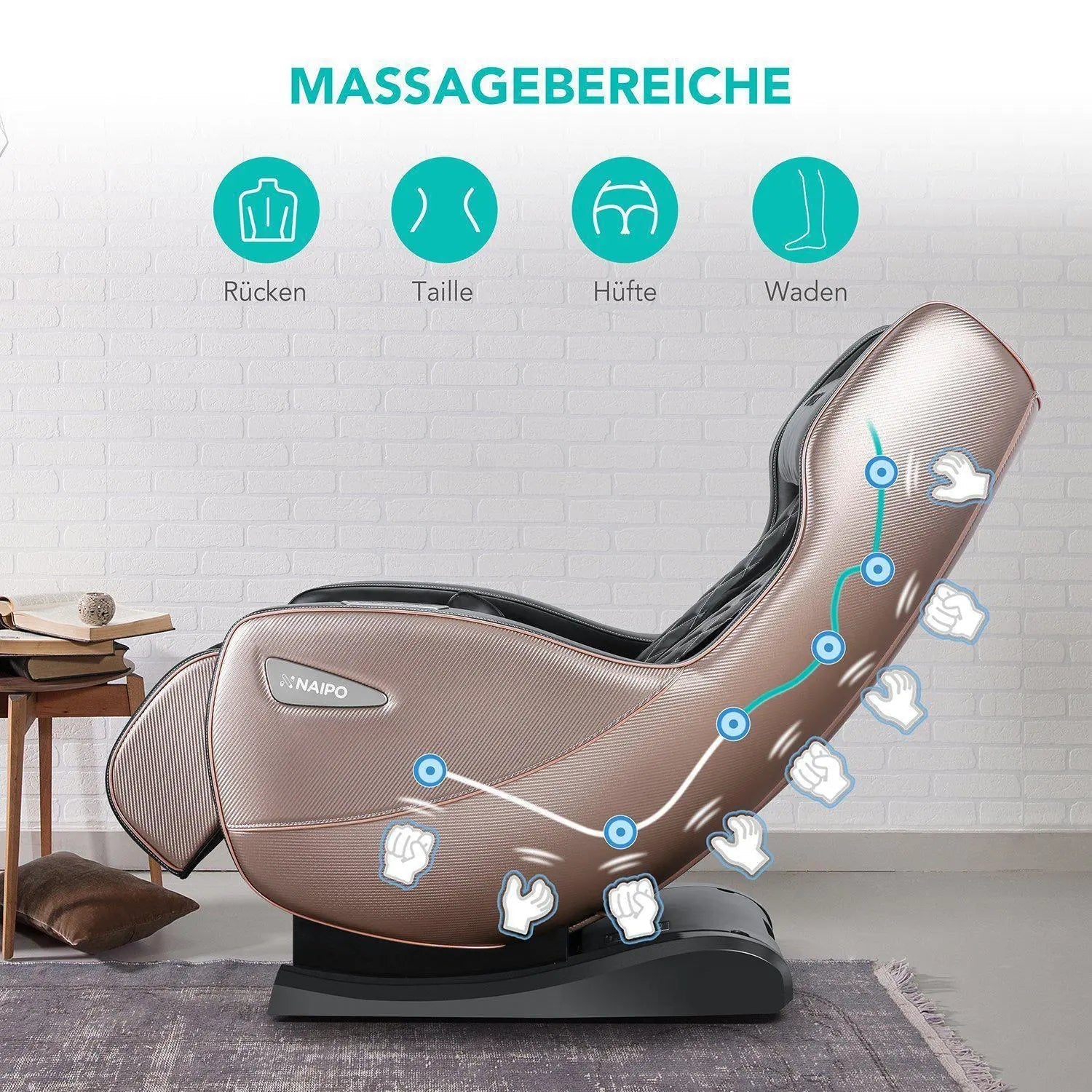 NAIPO Massagesessel Model U Classic-Swing - Image 4